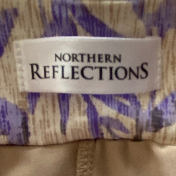 Northern Reflections Women's Skort Colorful Spring Floral‎ Pattern Size X-large - Picture 2 of 14